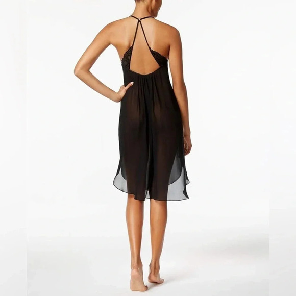 Linea Donatello Sheer Beaded Chiffon Juliet Negligee - Picture 4 of 8